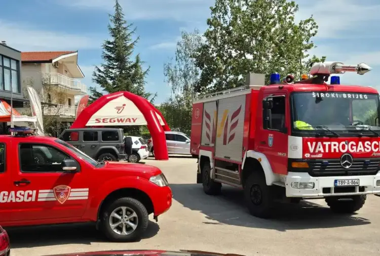 Ozlijeđen vatrogasac u Širokom Brijegu prilikom intervencije