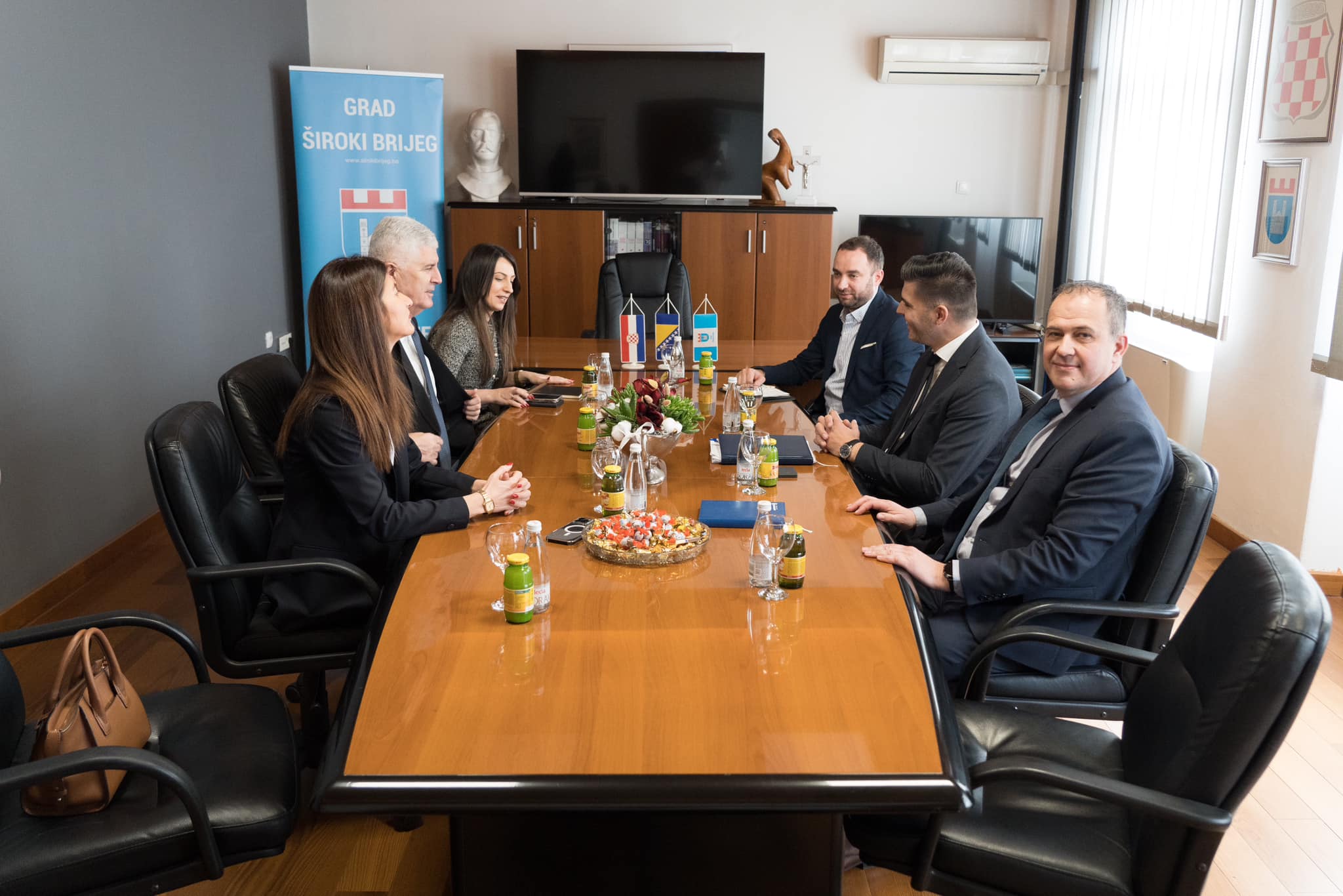 Čović, Milas i Filipović u radnom posjetu Širokom Brijegu