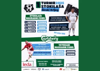 Večeras kreće 1. Malonogometni turnir stokilaša – Široki Brijeg