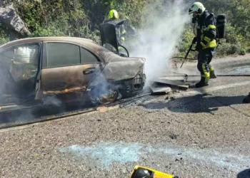 Vatra progutala automobil na prometnici Mostar – Goranci